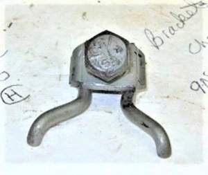 1963-67 283-427 CH bolt/lock washer, wire distributor hold down GM Original - Picture 1 of 2