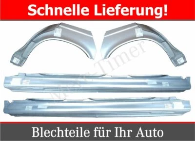 BMW 5er E39 Hinten Kotflügel Schweller Reparaturblech Radlauf Rechts Links Set - Bild 1 von 4