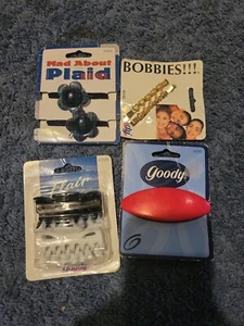 Vtg 1990's Hair Barrettes GOODY lot of 4 (q - Picture 1 of 2