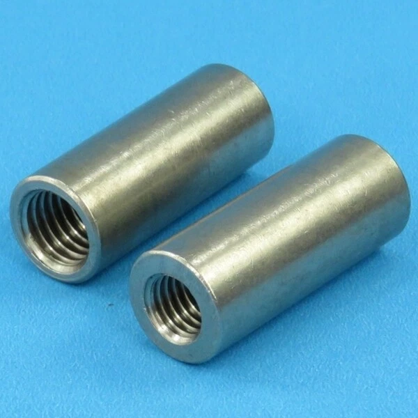 Edelstahl Reduziermuffen M6-M12 Gewindemuffe Innengewinde Rund V2A Reduzierung - Bild 1 von 1