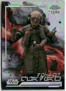 Doctor Quadpaw Topps Chrome Star Wars 2024 Aurebesh Refractor /99 - Bild 1 von 2