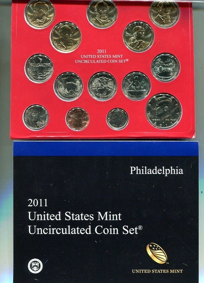 2011 UNITED STATES P AND D 28 COIN GOVERNMENT ORIGINAL MINT SET CHOICE BU - Image 1 of 1