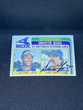 Dennis Lamp 1982 Topps #216 Chicago White Sox Leaders Signed Autographed Card