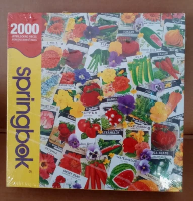 Springbok 2000 Piece Puzzle Packets of Promise NEW Spring Puzzle - Image 1 of 4