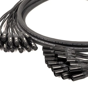 Van Damme Digitour Black Series Multicore Loom. Balanced Female XLR Male xlr - Picture 1 of 6