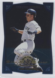 1998 Leaf Fractal Matrix Die-Cut Diamond-Axis Promos /50 Tino Martinez #2