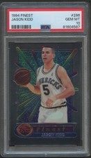 1994-95 TOPPS FINEST JASON KIDD RC #286 PSA 10