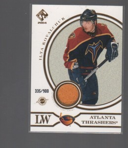 ILYA KOVALCHUK 2003-04 PACIFIC PRIVATE STOCK RESERVE JERSEY CARD #143