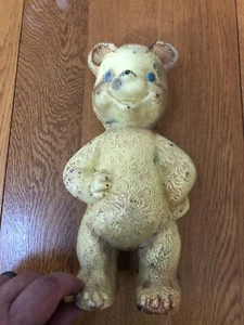 Vintage Gerber Rubber Foam Toy Bear 10.5” Rare - Picture 1 of 11