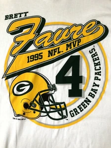 Brett Favre Green Bay Packers T-Shirt MVP 1995 LARGE NEW WITH TAGS Starter Brand - Picture 1 of 10