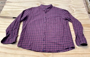 UNTUCKit Manga Larga Calce Regular Algodón Franela Hombre Estampado Vino Talla XXL - Imagen 1 de 6