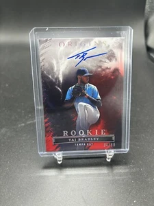 Taj Bradley 2023 Chronicles Origins Red Parallel On Card Auto /99 RC Rays SP - Picture 1 of 2