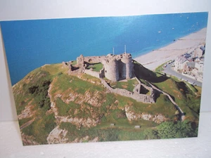 Cartolina Criccieth Castle Wales vista aerea non pubblicata da est - Foto 1 di 2