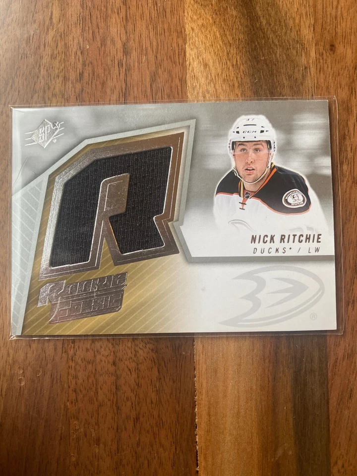 A45,558 - 2015-16 SPx '05-06 Retro Rookie Jerseys #SPXR-NR Nick Ritchie C - Image 1 of 1