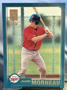Justin Morneau novato 2001 Topps béisbol #T235 Minnesota Twins - Imagen 1 de 2