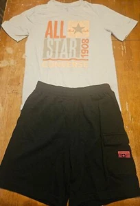 Converse Bundle Outfit T-shirt and Shorts Boys Large 12-13 - Picture 1 of 7
