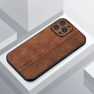 Case For iPhone 15 14 13 12 Pro Max 11 XS 8 Shockproof Luxury Leather Soft Cover - Picture 1 of 17