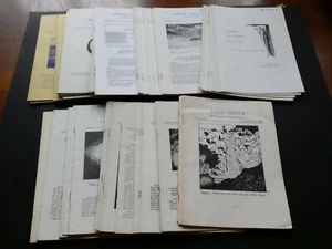 CAVE NOTES and CAVES AND KARST. Collection of 60 issues, 1960 to 1972. - Picture 1 of 1