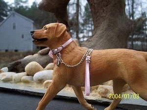 Jaapi BABY PINK large dog collar -fit Breyer Companion Animal, not for real dogs - Picture 1 of 1
