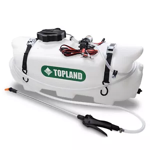 60L 12V ATV Weed Sprayer Spot Spray Chemical Tank Garden Farm Pump Driven - Picture 1 of 12