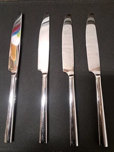 Oneida PORTER Stainless Glossy Flatware Cutlery 4 Dinner Knives - Picture 1 of 10