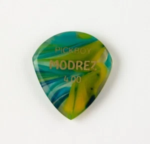 Pickboy Gitarren-Plektren Jazz-Stil Modrez Harz 4,0 mm handgefertigt mehrfarbig - Bild 1 von 5