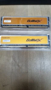 2GB 2 x 1GB Crucial Ballistix BL12864AA80A.8FE5 DDR2-800MHz 240 Pin Non ECC RAM - Picture 1 of 2
