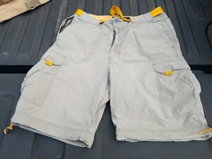 Vintage Abercrombie & Fitch Belted Cargo Paratroops Shorts Men's Size 34 Y2k - Picture 1 of 9