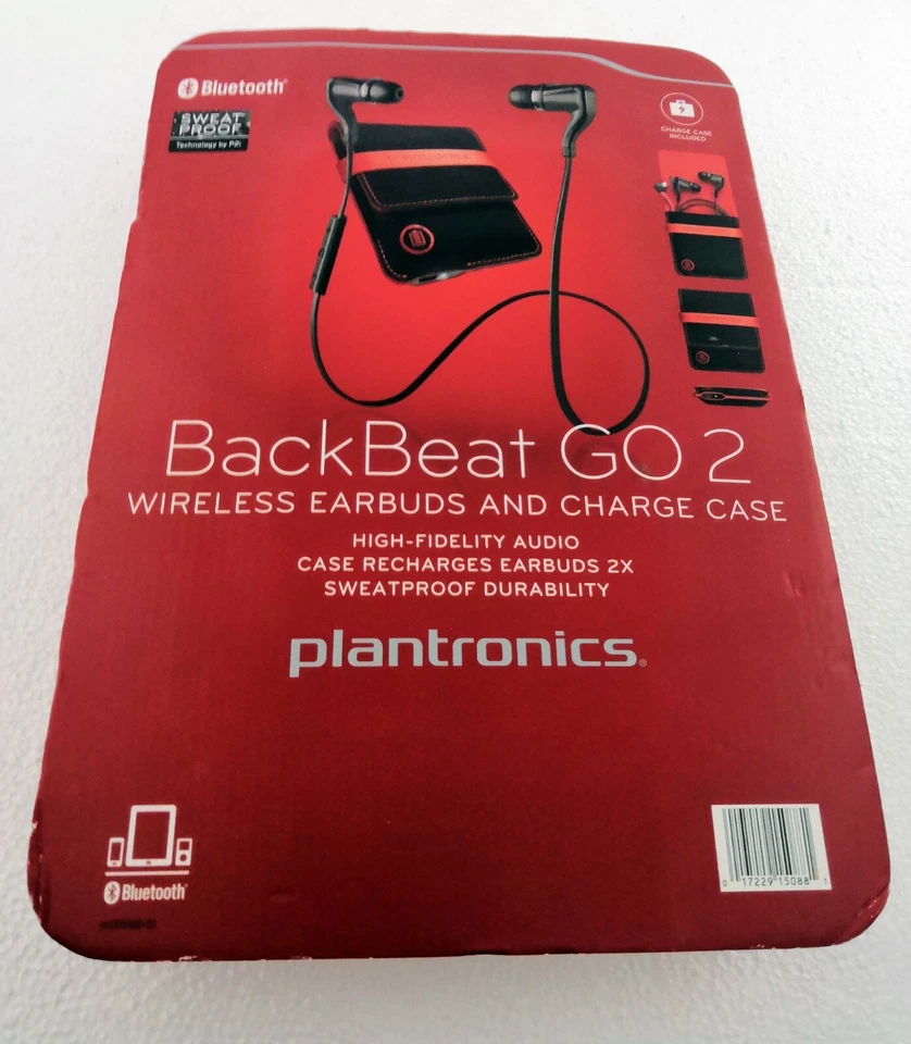 BackBeat GO 2 Wireless Earbuds and Charge Case - Black  - Image 1 of 3