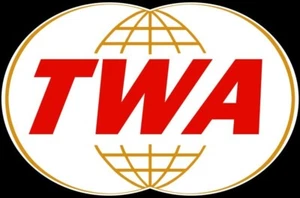 TWA, Trans World Airlines NEW Sign 28" Wide Diecut USA STEEL XL Size - Picture 1 of 1
