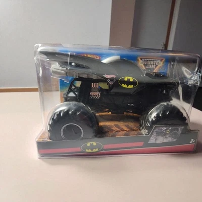 2010 Hot Wheels Monster Jam Truck Batman BatMobile New, Opened Box 1:24. 21 - Image 1 of 3