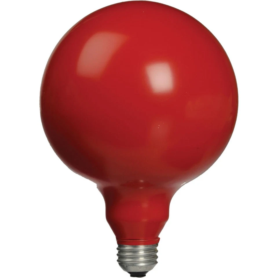 Bombilla Adorama Jumbo Safelight, 25 vatios, rojo claro (1A) filtrada Foto 1 de 1