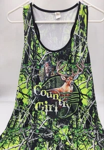 Country girl green tank top size extra large - Picture 1 of 6