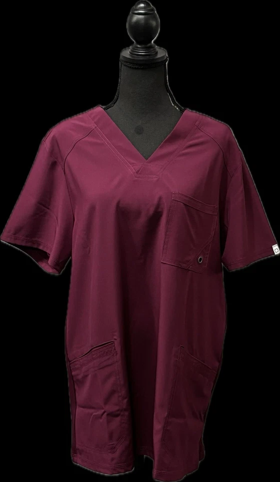 Cherokee Infinity Men’s Wine (WNPS) Size Medium Scrub Top - Image 1 of 1