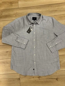 NEW $148 Current Rails Wyatt Shirt Mens XL Tidal Etch 100% Cotton Relaxed Fit - Picture 1 of 9
