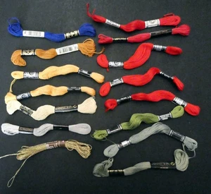 15 Embroidery Floss Cross Stitch Needlepoint Thread - Multi colors - Picture 1 of 6