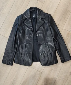Genuine Leather GUESS JAKET SIZE m - Picture 1 of 3
