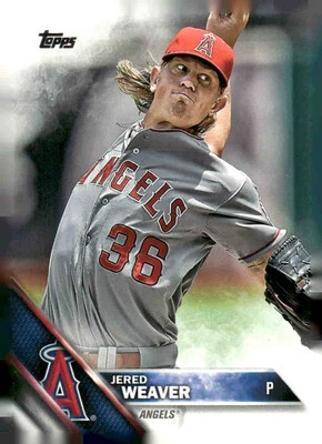 2016 Topps #174 Jered Weaver - Image 1 of 2