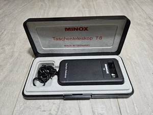 💥RARE MONOCULAIRES TÉLESCOPIQUES DE POCHE MINOX T8 AVEC ÉTUI D'ORIGINE - Photo 1/5