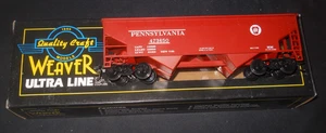 O Weaver Ultra Line PRR 2 Bay Open Hopper #473650 with Kadees - Picture 1 of 2