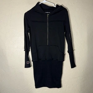 Puscifer Damen Schwarz Langarm Hoodie Kleid. - Bild 1 von 9