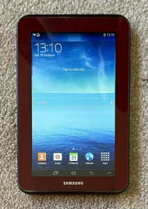Samsung Galaxy Tab 2 7.0 GT-P3110 Red 8GB Handheld Tablet - Tested & Working - Picture 1 of 10