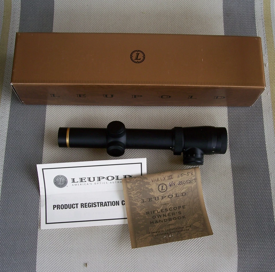 Mira para rifle Leupold VX 3 1,5-5x20 mm 30 mm *Ret iluminado* Sin usar, en caja 54902 Foto 1 de 4