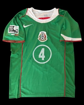 Camiseta local Rafa Márquez #4 México 2006 S verde Nike Selección fútbol Foto 1 de 4
