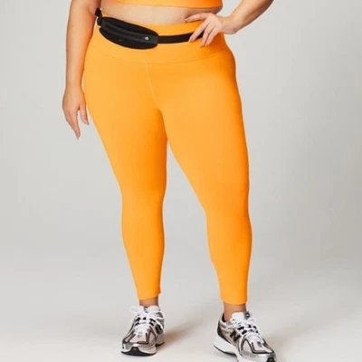 NWOT Fabletics Women's 2X On-The-Go PowerHold High-Waisted Legging Neon Orange - Image 1 of 4