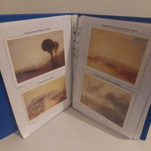 J.M.W. WURNER Postkarten Sammlung von 101 Postkarten UNBENUTZTER ORDNER Kunst Gemälde - Bild 1 von 23