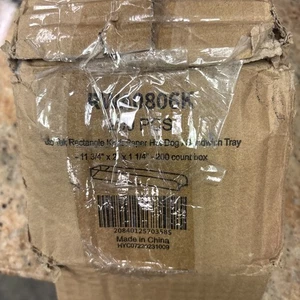 Restaurantware Bio Tek 11,75 x 2 x 1,25 Zoll Hot Dog Tabletts 200 Open-Design Hot - Bild 1 von 2