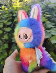 (No Doll)Compatible Suit for 17cm Labubu Replace Clothes Angel Wing Colorful Set - Picture 1 of 15