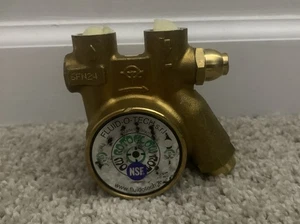 Fluid-O-Tech PB301X Brass Rotary Vane Pump With Relief Valve - 1725 RPM - Picture 1 of 13