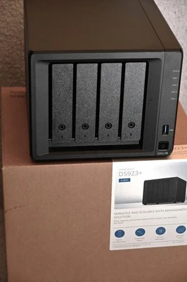 Synology DS923+ 4-Bay NAS Enclosure Excellent Condition - Image 1 of 4